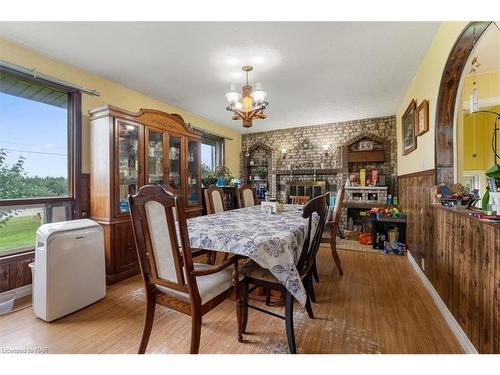 1347 Line 6 Road, Niagara-On-The-Lake, ON - Indoor Photo Showing Dining Room With Fireplace