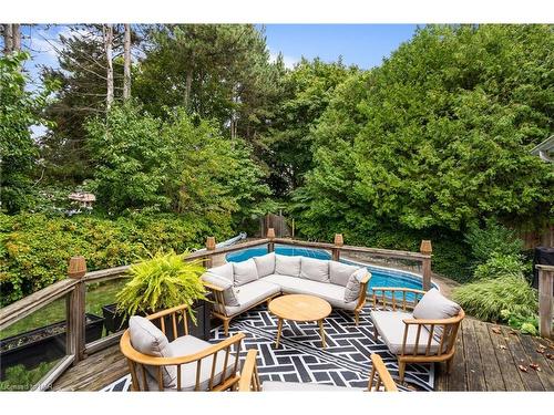 17 Pioneer Court, St. Catharines, ON - Outdoor With In Ground Pool With Deck Patio Veranda