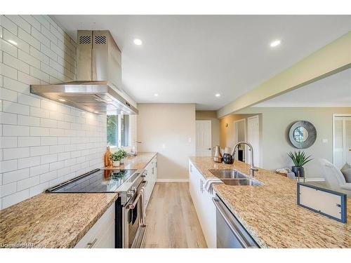 Main-15 Royale Road, St. Catharines, ON - Indoor Photo Showing Kitchen With Double Sink