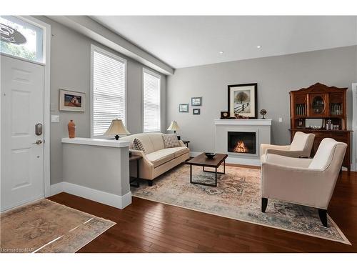 3-481 Victoria Street, Niagara-On-The-Lake, ON - Indoor Photo Showing Living Room With Fireplace