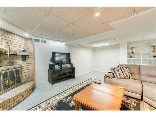 33 Naples Court, Thorold, ON - Indoor With Fireplace