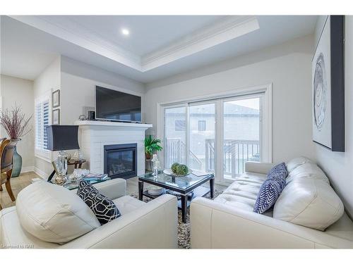 273 Lancaster Drive, Port Colborne, ON - Indoor Photo Showing Living Room With Fireplace