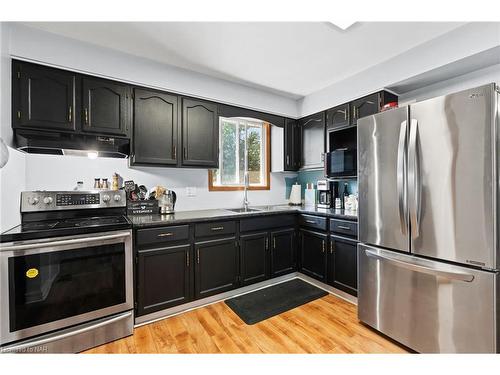 16 Harriett Street, Welland, ON - Indoor Photo Showing Kitchen With Double Sink