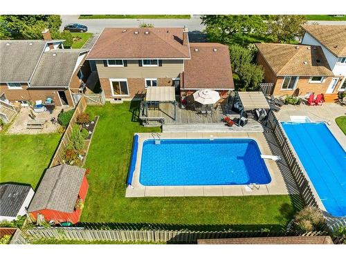 40 Gaspare Drive, Port Colborne, ON - Outdoor With In Ground Pool With Backyard