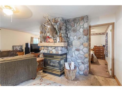 8115 Beaverdams Road, Niagara Falls, ON - Indoor With Fireplace