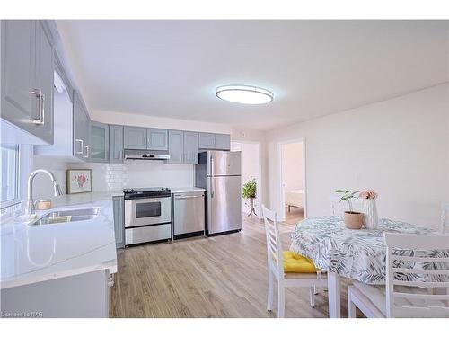 112 Rykert Street, St. Catharines, ON - Indoor Photo Showing Kitchen With Stainless Steel Kitchen With Double Sink