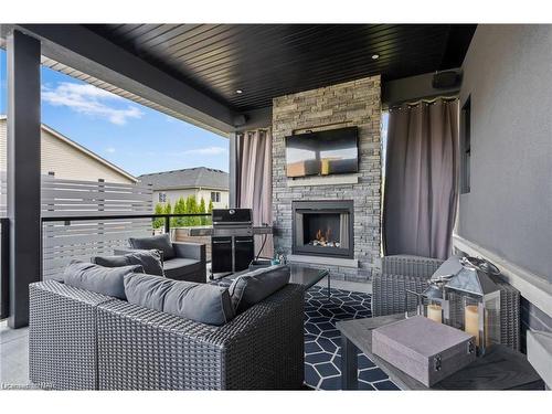 13 Francesco Crescent, St. Catharines, ON - Outdoor With Fireplace With Deck Patio Veranda With Exterior