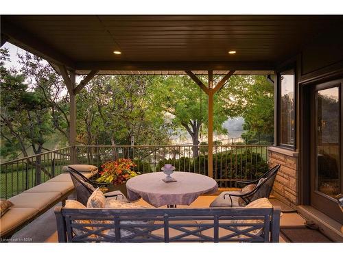 1424 Four Mile Creek Road, Virgil, ON - Outdoor With Deck Patio Veranda With Exterior