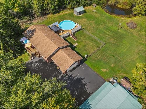 2666 Dominion Road, Ridgeway, ON - Outdoor With Above Ground Pool With View