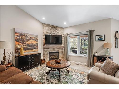 67 Virginia Street, Welland, ON - Indoor Photo Showing Living Room With Fireplace