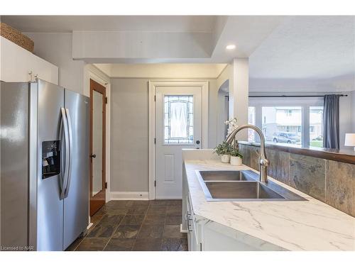 5 Huron Street, St. Catharines, ON - Indoor Photo Showing Kitchen With Double Sink