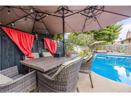 491 Bunting Road, St. Catharines, ON - Outdoor With In Ground Pool With Deck Patio Veranda