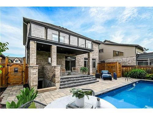 8 Tuscany Court, St. Catharines, ON - Outdoor With In Ground Pool With Deck Patio Veranda