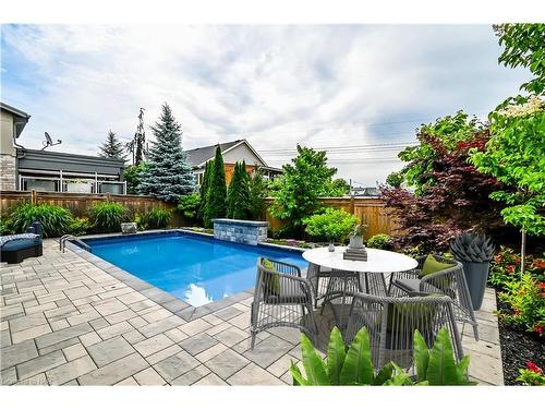 8 Tuscany Court, St. Catharines, ON - Outdoor With In Ground Pool With Deck Patio Veranda With Backyard