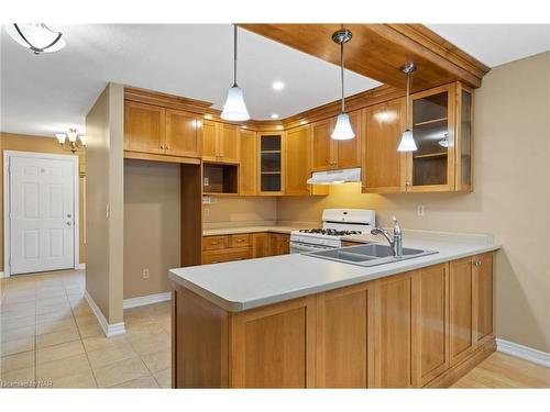 321 Elgin Street, Port Colborne, ON - Indoor Photo Showing Kitchen With Double Sink