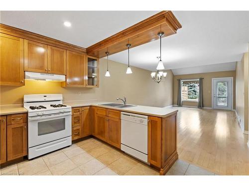 321 Elgin Street, Port Colborne, ON - Indoor Photo Showing Kitchen With Double Sink