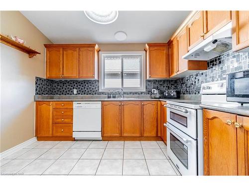 43 Foxtail Avenue, Welland, ON - Indoor Photo Showing Kitchen With Double Sink