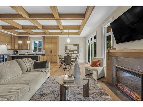 2519 Ott Road, Fort Erie, ON - Indoor Photo Showing Living Room With Fireplace