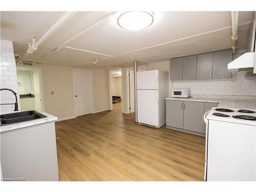 46 Edgar Street, Welland, ON - Indoor Photo Showing Kitchen With Double Sink