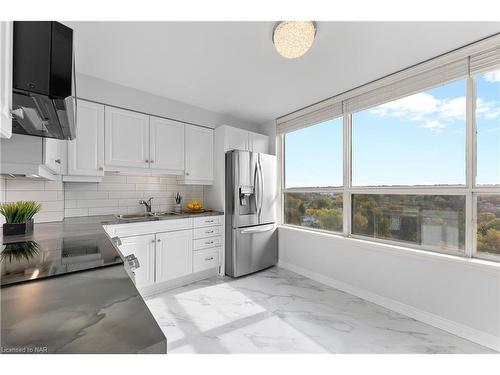 1008-3 Towering Heights Boulevard, St. Catharines, ON - Indoor Photo Showing Kitchen With Double Sink