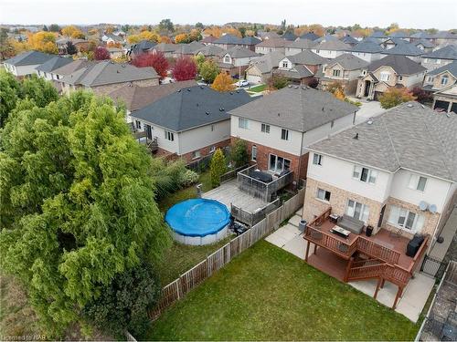 119 Candlewood Drive, Stoney Creek, ON - Outdoor With Above Ground Pool With View