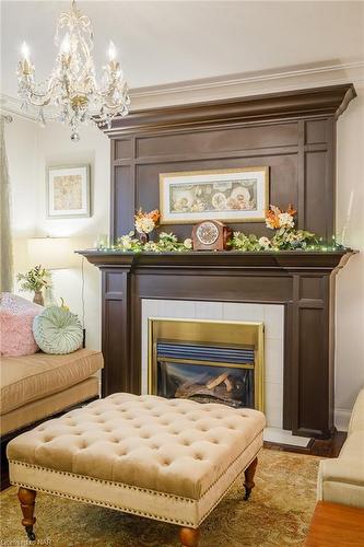 12 Cameron Road, St. Catharines, ON - Indoor Photo Showing Bedroom With Fireplace