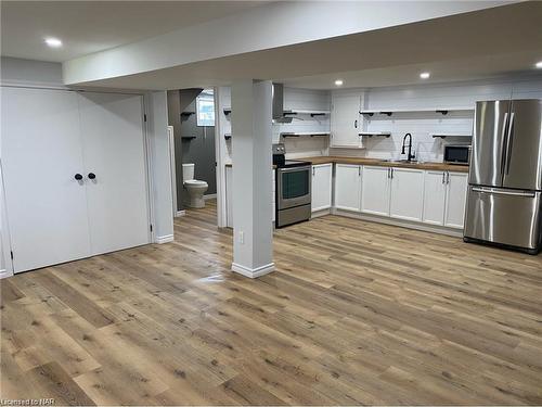 49 Church Street, Port Colborne, ON - Indoor Photo Showing Kitchen With Stainless Steel Kitchen