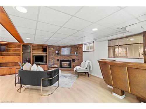 12 Broderick Avenue, Thorold, ON - Indoor Photo Showing Other Room With Fireplace