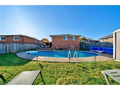 166 Bridlewood Drive, Welland, ON - Outdoor With In Ground Pool With Backyard With Exterior