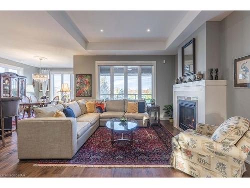 62 Coyle Court, Welland, ON - Indoor Photo Showing Living Room With Fireplace