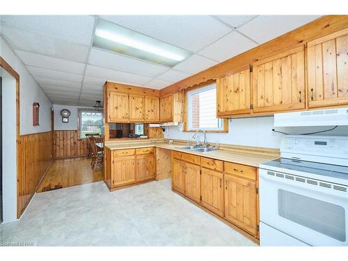 33 Merigold Street, St. Catharines, ON - Indoor Photo Showing Kitchen With Double Sink