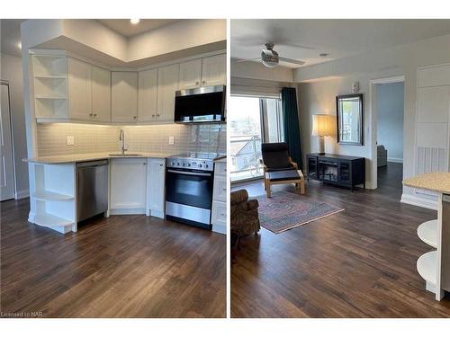 410-5698 Main Street, Niagara Falls, ON - Indoor Photo Showing Kitchen With Stainless Steel Kitchen