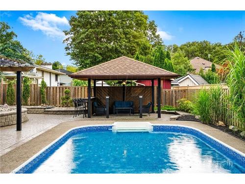 7180 Woodington Road, Niagara Falls, ON - Outdoor With In Ground Pool With Deck Patio Veranda With Backyard