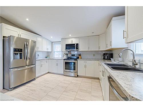 327 Fitch Street, Welland, ON - Indoor Photo Showing Kitchen With Double Sink