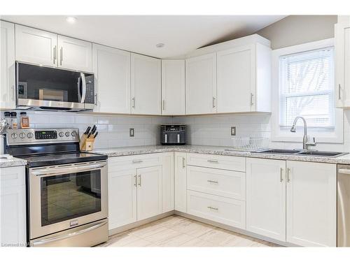 327 Fitch Street, Welland, ON - Indoor Photo Showing Kitchen With Double Sink