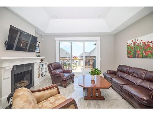 91 Ailsa Trail Trail, Welland, ON - Indoor Photo Showing Living Room With Fireplace