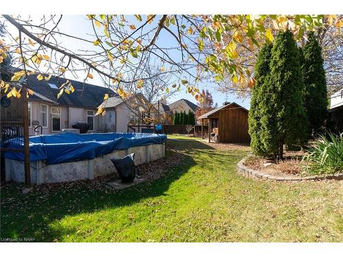 100 Thorold Road, Welland, ON - Outdoor With Above Ground Pool With Backyard