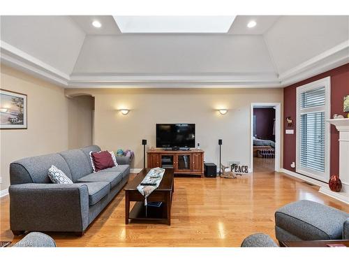 100 Thorold Road, Welland, ON - Indoor Photo Showing Living Room With Fireplace