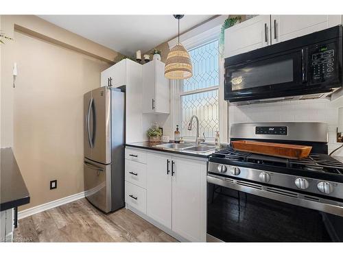 84 Steele Street, Port Colborne, ON - Indoor Photo Showing Kitchen With Double Sink