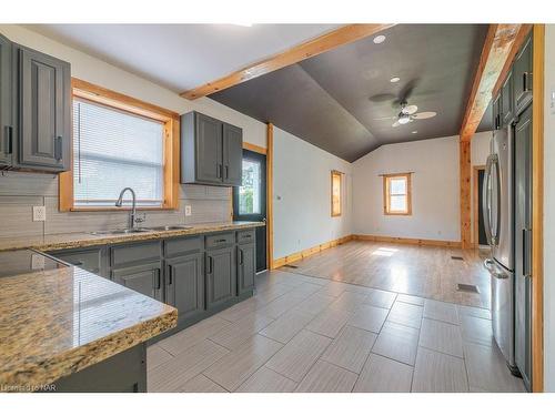 72 Wellington Street, Port Colborne, ON - Indoor Photo Showing Kitchen With Double Sink