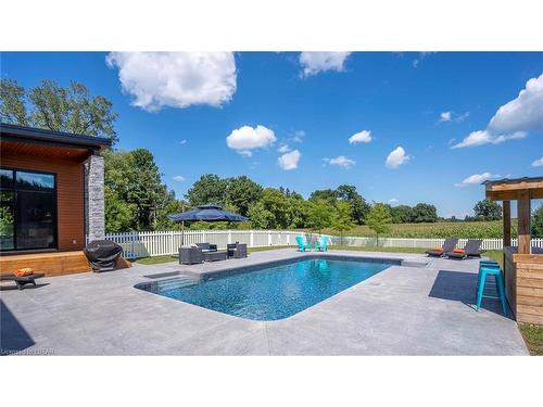 8037 Walkers Drive, Strathroy, ON - Outdoor With In Ground Pool