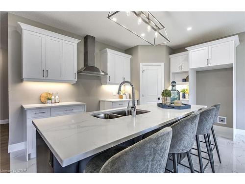 23 Basil Crescent, Ilderton, ON - Indoor Photo Showing Kitchen With Double Sink