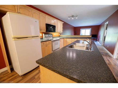 163 Maitland Street Street, Strathroy, ON - Indoor Photo Showing Kitchen With Double Sink