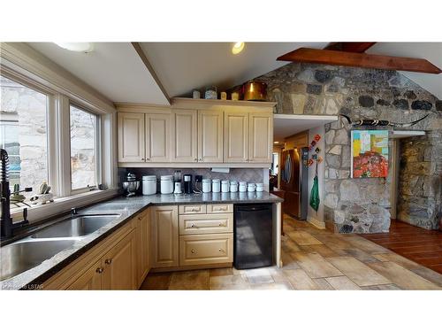 1745 Kilally Road, London, ON - Indoor Photo Showing Kitchen With Double Sink