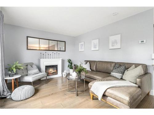 44 Elizabeth Crescent, Belleville, ON - Indoor Photo Showing Living Room With Fireplace