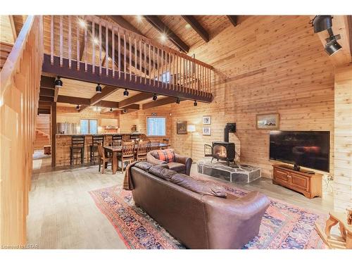 10198 Red Pine Rd Road, Grand Bend, ON - Indoor With Fireplace