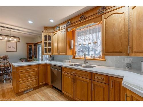184 John Street, Parkhill, ON - Indoor Photo Showing Kitchen With Double Sink