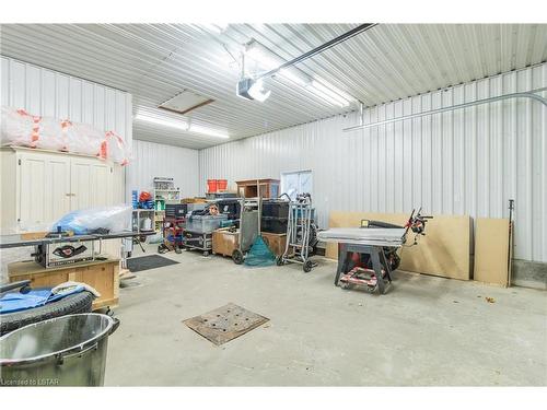 10055 Jane Street, Grand Bend, ON - Indoor Photo Showing Garage