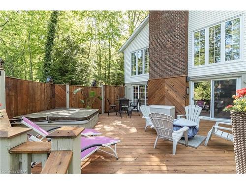 10295 Riverside Drive, Grand Bend, ON - Outdoor With Deck Patio Veranda With Exterior