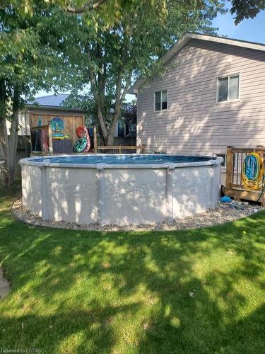 27 Robin Street, Ailsa Craig, ON - Outdoor With Above Ground Pool